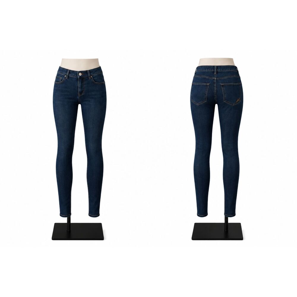 Express Jeans High Rise Legging Dark Wash Skinny Jeans Size 6R